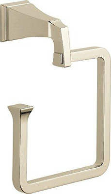 Delta 75146-PN Faucet Dryden Towel Ring, Polished Nickel