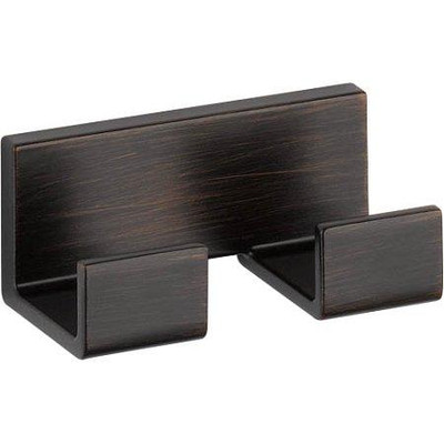 Delta 77736-RB Faucet Vero Double Robe Hook, SpotShield Venetian Bronze
