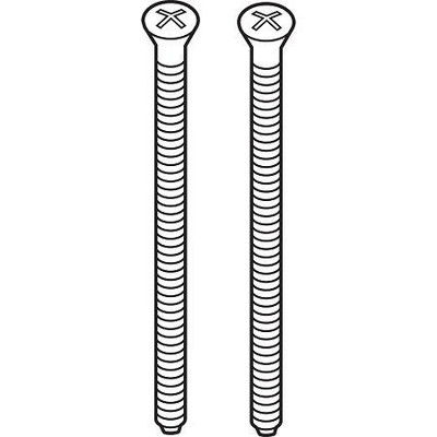 Delta RP12630CZ  Escutcheon Trim Screws (2) - Extra Long (Valve sold separately)