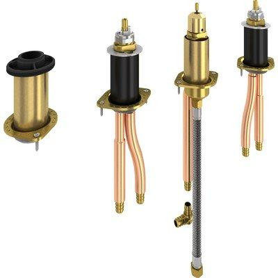 Delta R4707-PX Other Two Handle Flexible Mount with Hand Shower - PEX Crimp 144825