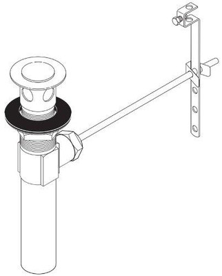 Delta RP26533OB  Drain Assembly - Lavatory - Metal - Less Lift Rod And Knob OIL BRONZE