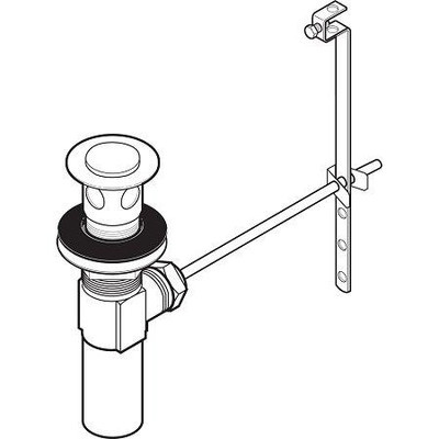 Delta RP26533RB Faucet Drain Assembly Bathroom Metal Less Lift Rod and Knob, Venetian Bronze