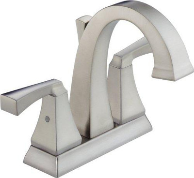 Delta 2551-SSMPU-DST Faucet Dryden Two Handle Centerset Bathroom Faucet, Stainless