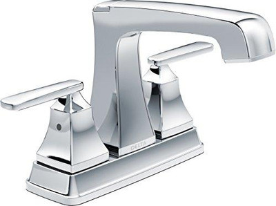 Delta 2564-MPU-DST Faucet Ashlyn Two Handle Centerset Bathroom Faucet, Chrome