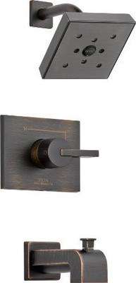 Delta T14453-RBH2O Faucet Vero Monitor 14 Series Tub and Shower Trim, Venetian Bronze
