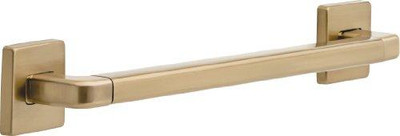 Delta 41918-CZ  Modern Angular Decorative ADA 18 in. x 1.25 in. Grab Bar, Champagne Bronze