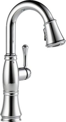 Delta 9997-DST Faucet Cassidy, Single Handle Bar/Prep Faucet with Magnetic Docking, Chrome