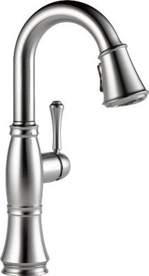 Delta 9997-AR-DST Faucet Cassidy, Single Handle Bar/Prep Faucet with Magnetic Docking, Arctic Stainless