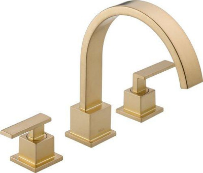 Delta T2753-CZ Faucet Vero Roman Tub Trim, Champagne Bronze