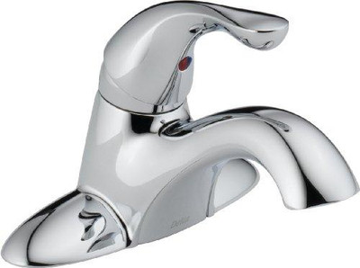 Delta 500-DST  Classic: Single Handle Centerset Lavatory Faucet - Less Pop-Up CHROME