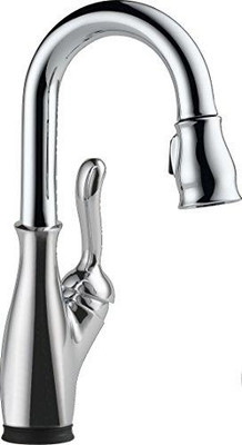 Delta 9678T-DST Leland Single Handle Pull-Down Bar / Prep Faucet with Touch2O Technology 140184