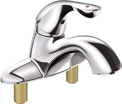 Delta 505LF Classic Single Handle Centerset Bathroom Faucet with City Shanks 148961