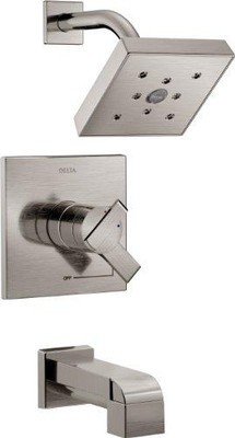 Delta T17467-SS Faucet  Ara Monitor 17 Series Tub and Shower Trim, Stainless