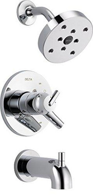 Delta T17459 Faucet Triassic, 17 Series MultiChoice Tub/Shower Trim, Chrome