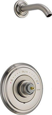 Delta T14297-SSLHP-LHD  Cassidy 14 Series Shower Trim without Handle or Showerhead, Stainless Steel