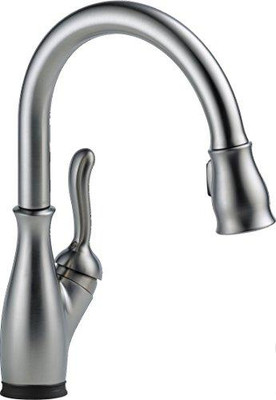 Delta 9178T-AR-DST Leland Single Handle Pull-Down Kitchen Faucet with Touch2O and ShieldSpray Technologies 134793