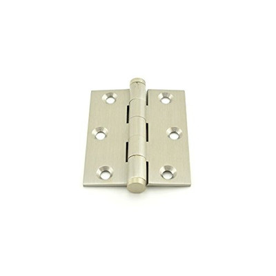 Deltana DSB3025U15  3 x 2.5 in. Screen Door Hinge, Satin Nickel - Solid Brass - 30 Case - Pack of 2
