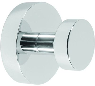 Deltana BBS2009-15 Solid Brass Single Robe Bathroom Hook - BBS Series (Set of 10) (Satin Nickel).