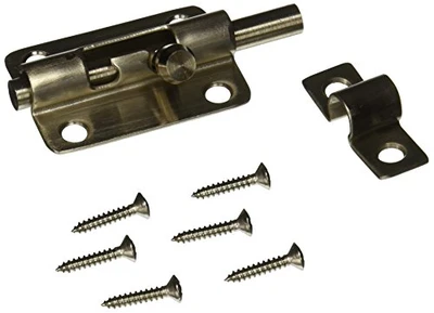 Deltana 3BBU15 3 in. Barrel Bolt w Screws (Set of 10) (Satin Nickel)