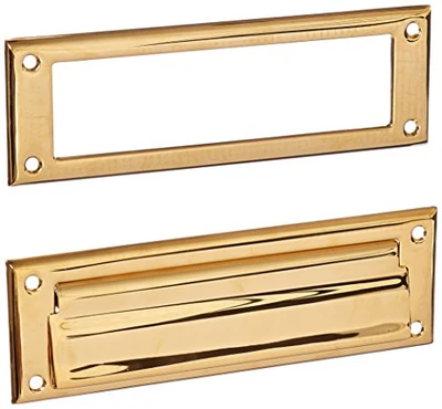 Deltana MS626CR003  8 7/8-Inch Mail Slot with Solid Brass Interior Frame