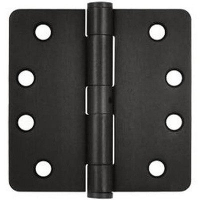 Deltana S44R4HDN10B  HD Nrp Steel 4-Inch x 4-Inch x 1/4-Inch Radius Hinge