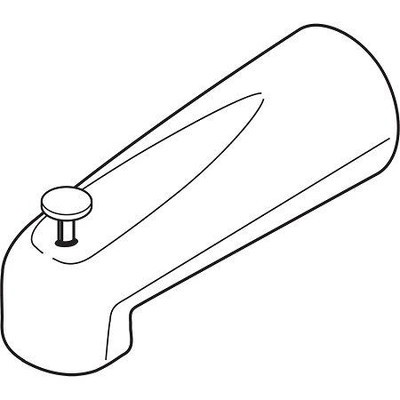 Delta RP36497 Victorian Wall Mount Tub Spout Trim with Diverter Finish: Chrome
