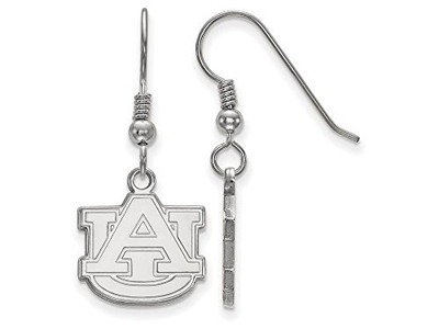 LogoArt SS007AU Sterling Silver LogoArt Auburn University Small Dangle Earrings