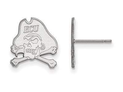 LogoArt SS009ECU Sterling Silver LogoArt East Carolina University Small Post Earrings
