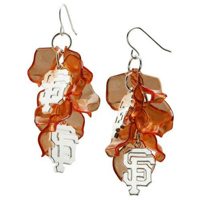 Logo Art GIT074ERD San Francisco Giants SAN FRANCISCO GIANTS CELEBRATION DANGLE EARRINGS
