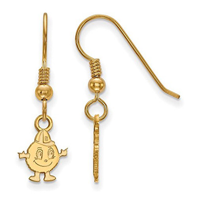LogoArt GP026SYU Syracuse Extra Small (3/8 Inch) Dangle Earrings Wire (Gold Plated)