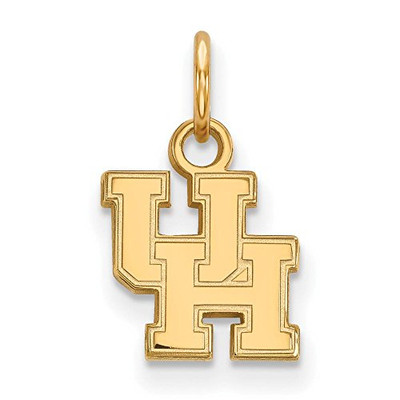 LogoArt GP001UHO Sterling Silver w/GP University of Houston XS Pendant.