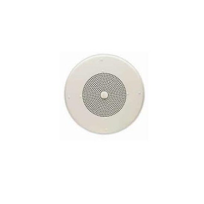 Valcom V-1220 One Way Amplified Dual Input Ceiling Speaker, 8-Inch.