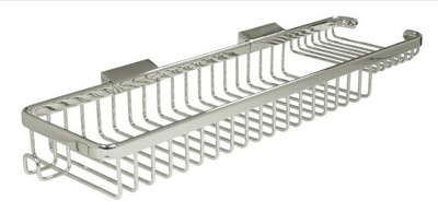 Deltana WBR1850HU15  17 1/2-Inch Rectangular Wire Basket with Hook