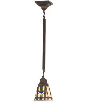 Meyda Lighting 82481 Meyda Tiffany 5 sq. in. Prairie Wheat Pendant, Mini