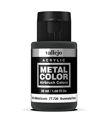 Vallejo Acrylics Metal Color - Gunmetal Grey 32ml