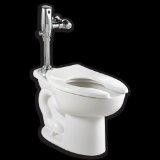 American Standard 3451.576.020  Madera 15-Inch Elongated Universal Floor Mount Toilet Bowl with Everclean and Dual Flush Selectronic Flush Valve