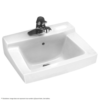 American Standard 321.026.020 0 Declyn 4-Inch Centerset Wall Mount Sink, White