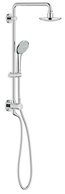Grohe 27867000 Euphoria 25 In. Retro-Fit 1-Spray Hand Shower and Showerhead Bundle - 2.5 Gpm