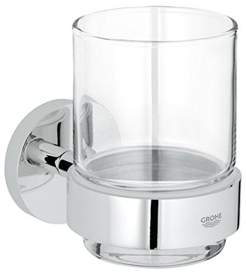 Grohe 40447001 Essentials Crystal Glass with Holder