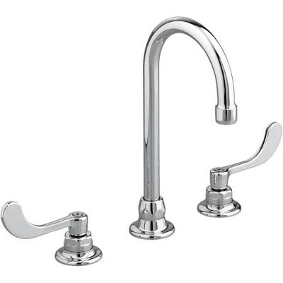American Standard 6540.270.002 6540270.002 Monterrey 8" Widespread 5" Gooseneck Spout Bathroom Faucet with Flexible Under-Body, Polished Chrome