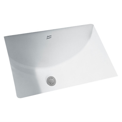 American Standard 614.300.020 0 Studio 18 by 12-Inch Undercounter Sink, White