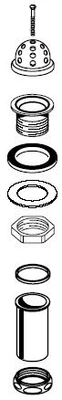 American Standard A0475170020A  Beehive Strainer, Polished Chrome