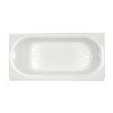 American Standard 2393.202ICH.020 2393202ICH.020 Princeton Recess 5-Feet Right-Hand Drain Americast Bath Tub with Integral Overflow, White.