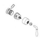 Grohe 47712000  Seabury Starlight Chrome Bathroom Faucet Handle