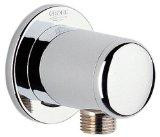 Grohe 28672000 28 672 Wall Supply Elbow with 1/2 Inch Threaded Connection, Starlight Chrome