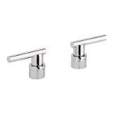 Grohe 21073BE0 Grohe Atrio Atrio THM Roman Tub Lever Handles Polished Nickel Infinityfinsih ™