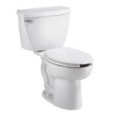 American Standard 2467.100.020  Cadet Flowise Pressure Assisted Elongated Right-Height Two-Piece Toilet with EverClean, White