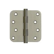 Deltana DSB4R510B  4 x 4 x 0.62 in. Radius Hinges, Oil Rubbed Bronze - Solid Brass - 30 Case - Pack of 2