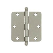 Deltana S35R410B-BT 3.5 in. x 3.5 in. x 0.25 in. Radius Steel Hinge (Set of 10) (Oil Rubbed Bronze)