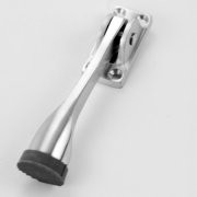 Don-Jo 1465626 1465 Solid Brass Door Holder, Satin Chrome Plated, 4" Projection (Pack of 10)